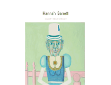 Tablet Screenshot of hannahbarrett.net